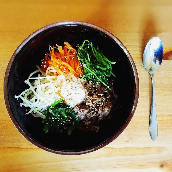 ずぼらさんの簡単ビビンバ丼✿❀